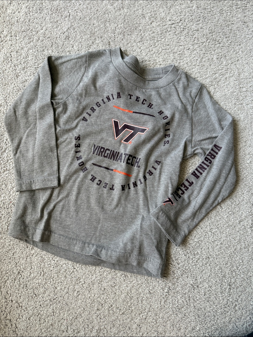 Kids Virginia Tech Long Sleeve